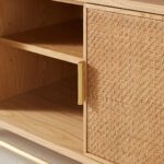 talent design, rattan kapaklı TV ünitesi, meşe ahşap konsol, minimalist tasarım TV sehpası, modern TV ünitesi, doğal malzemeli konsol, İskandinav tarzı mobilya, şık oturma odası konsolu, rustik TV sehpası, rattan detaylı mobilya, zarif tasarım TV ünitesi, doğal ahşap TV sehpası, el yapımı konsol tasarımı, dekoratif oturma odası konsolu, fonksiyonel TV ünitesi, estetik ve dayanıklı mobilya