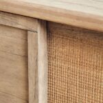 talent design, rattan kapaklı konsol, meşe ahşap büfe, minimalist tasarım konsol, modern depolama mobilyası, çekmeceli konsol tasarımı, İskandinav tarzı mobilya, doğal ahşap konsol, şık oturma odası mobilyası, zarif tasarım konsol, rustik rattan detaylı büfe, doğal malzemeli büfe, el yapımı ahşap konsol, dekoratif depolama çözümü, estetik ve fonksiyonel konsol, modern iç mekan büfe, El oyması kapaklı büfe, servant, servant dolabı