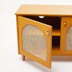 talent design, rattan kapaklı konsol, meşe ahşap büfe, minimalist tasarım konsol, modern depolama mobilyası, çekmeceli konsol tasarımı, İskandinav tarzı mobilya, doğal ahşap konsol, şık oturma odası mobilyası, zarif tasarım konsol, rustik rattan detaylı büfe, doğal malzemeli büfe, el yapımı ahşap konsol, dekoratif depolama çözümü, estetik ve fonksiyonel konsol, modern iç mekan büfe, El oyması kapaklı büfe, servant, servant dolabı