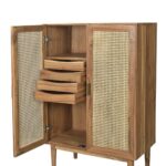 talent design, rattan kapaklı konsol, meşe ahşap büfe, minimalist tasarım konsol, modern depolama mobilyası, çekmeceli konsol tasarımı, İskandinav tarzı mobilya, doğal ahşap konsol, şık oturma odası mobilyası, zarif tasarım konsol, rustik rattan detaylı büfe, doğal malzemeli büfe, el yapımı ahşap konsol, dekoratif depolama çözümü, estetik ve fonksiyonel konsol, modern iç mekan büfe, El oyması kapaklı büfe, servant, servant dolabı