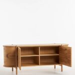 talent design, rattan kapaklı konsol, meşe ahşap büfe, minimalist tasarım konsol, modern depolama mobilyası, çekmeceli konsol tasarımı, İskandinav tarzı mobilya, doğal ahşap konsol, şık oturma odası mobilyası, zarif tasarım konsol, rustik rattan detaylı büfe, doğal malzemeli büfe, el yapımı ahşap konsol, dekoratif depolama çözümü, estetik ve fonksiyonel konsol, modern iç mekan büfe, El oyması kapaklı büfe, servant, servant dolabı