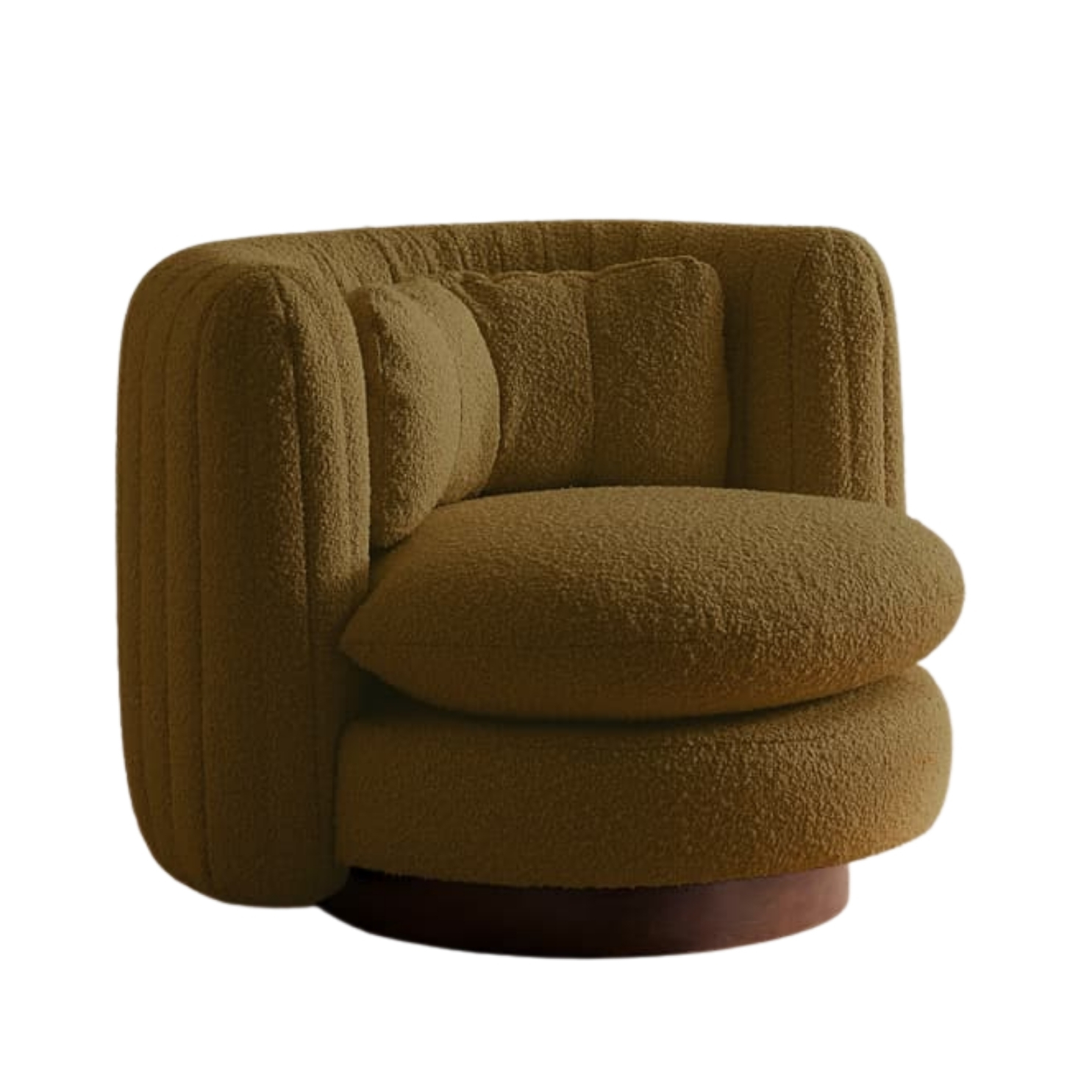 yuvarlak formlu koltuk, özel dokuma kumaş koltuk, yeşil renkli koltuk, modern tasarım koltuk, minimal çizgili koltuk, iç mekân için dekoratif koltuk, çağdaş yeşil koltuk modeli, rahat oturumlu yuvarlak koltuk, tasarım kumaş döşemeli koltuk, bohem stil koltuk, özel üretim yuvarlak koltuk, özel ölçü koltuk tasarımı, sipariş modern koltuk, ısmarlama tasarım koltuk, Talent Design koltuk, organik formlu koltuk, salon için şık yeşil koltuk