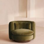 yuvarlak formlu koltuk, özel dokuma kumaş koltuk, yeşil renkli koltuk, modern tasarım koltuk, minimal çizgili koltuk, iç mekân için dekoratif koltuk, çağdaş yeşil koltuk modeli, rahat oturumlu yuvarlak koltuk, tasarım kumaş döşemeli koltuk, bohem stil koltuk, özel üretim yuvarlak koltuk, özel ölçü koltuk tasarımı, sipariş modern koltuk, ısmarlama tasarım koltuk, Talent Design koltuk, organik formlu koltuk, salon için şık yeşil koltuk