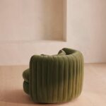 yuvarlak formlu koltuk, özel dokuma kumaş koltuk, yeşil renkli koltuk, modern tasarım koltuk, minimal çizgili koltuk, iç mekân için dekoratif koltuk, çağdaş yeşil koltuk modeli, rahat oturumlu yuvarlak koltuk, tasarım kumaş döşemeli koltuk, bohem stil koltuk, özel üretim yuvarlak koltuk, özel ölçü koltuk tasarımı, sipariş modern koltuk, ısmarlama tasarım koltuk, Talent Design koltuk, organik formlu koltuk, salon için şık yeşil koltuk