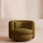 yuvarlak formlu koltuk, özel dokuma kumaş koltuk, yeşil renkli koltuk, modern tasarım koltuk, minimal çizgili koltuk, iç mekân için dekoratif koltuk, çağdaş yeşil koltuk modeli, rahat oturumlu yuvarlak koltuk, tasarım kumaş döşemeli koltuk, bohem stil koltuk, özel üretim yuvarlak koltuk, özel ölçü koltuk tasarımı, sipariş modern koltuk, ısmarlama tasarım koltuk, Talent Design koltuk, organik formlu koltuk, salon için şık yeşil koltuk