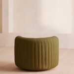yuvarlak formlu koltuk, özel dokuma kumaş koltuk, yeşil renkli koltuk, modern tasarım koltuk, minimal çizgili koltuk, iç mekân için dekoratif koltuk, çağdaş yeşil koltuk modeli, rahat oturumlu yuvarlak koltuk, tasarım kumaş döşemeli koltuk, bohem stil koltuk, özel üretim yuvarlak koltuk, özel ölçü koltuk tasarımı, sipariş modern koltuk, ısmarlama tasarım koltuk, Talent Design koltuk, organik formlu koltuk, salon için şık yeşil koltuk