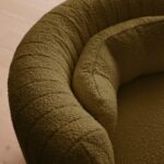 yuvarlak formlu koltuk, özel dokuma kumaş koltuk, yeşil renkli koltuk, modern tasarım koltuk, minimal çizgili koltuk, iç mekân için dekoratif koltuk, çağdaş yeşil koltuk modeli, rahat oturumlu yuvarlak koltuk, tasarım kumaş döşemeli koltuk, bohem stil koltuk, özel üretim yuvarlak koltuk, özel ölçü koltuk tasarımı, sipariş modern koltuk, ısmarlama tasarım koltuk, Talent Design koltuk, organik formlu koltuk, salon için şık yeşil koltuk