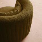 yuvarlak formlu koltuk, özel dokuma kumaş koltuk, yeşil renkli koltuk, modern tasarım koltuk, minimal çizgili koltuk, iç mekân için dekoratif koltuk, çağdaş yeşil koltuk modeli, rahat oturumlu yuvarlak koltuk, tasarım kumaş döşemeli koltuk, bohem stil koltuk, özel üretim yuvarlak koltuk, özel ölçü koltuk tasarımı, sipariş modern koltuk, ısmarlama tasarım koltuk, Talent Design koltuk, organik formlu koltuk, salon için şık yeşil koltuk