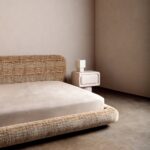 talent design, freya karyola, yuvarlak hatlı karyola, özel dokuma kumaş karyola, döşemeli yatak başlığı, yumuşak hatlı yatak, modern tasarım karyola, estetik yatak modeli, iç mekan yatak önerisi, dekoratif yatak başlığı, kumaş kaplı karyola, minimal yatak tasarımı, konforlu yatak başı, zarif karyola modeli, yatak odası dekorasyonu, yuvarlak hatlı yatak başlığı, bohem-modern yatak