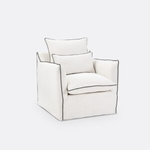 keten kumaş koltuk, fitilli kılıflı koltuk, kontrast renk detaylı koltuk, modern keten koltuk, çıkarılabilir kılıflı koltuk, iç mekân için şık koltuk, rahat oturumlu tasarım koltuk, bohem çizgili koltuk, doğal dokulu koltuk modeli, özel üretim keten koltuk, özel ölçü döşemeli koltuk, sipariş koltuk üretimi, ısmarlama tasarım koltuk, Talent Design koltuk, keten döşemeli koltuk, yumuşak oturumlu koltuk, çağdaş iç mekân koltuğu