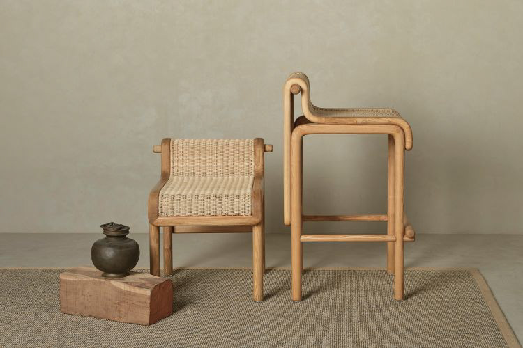 talent design, milen bar sandalyesi, hasır rattan bar sandalyesi, meşe iskeletli sandalye, doğal ahşap bar sandalyesi, el yapımı bar sandalyesi, bohem tarz sandalye, rustik modern bar sandalyesi, iç mekan bar sandalyesi, minimal tasarım sandalye, sürdürülebilir mobilya, bar masası için yüksek sandalye, doğal malzemeli sandalye, zarif ve sade bar sandalyesi, dekoratif rattan sandalye, mutfak adası sandalyesi
