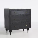siyah şifonyer, mermer tablalı şifonyer, 3 çekmeceli dolap, minimal şifonyer modeli, top ayaklı şifonyer, modern klasik komodin, lüks görünümlü şifonyer, iç mekan mobilya önerisi, Amerikan lake yüzeyli dolap, sade şifonyer tasarımı, küçük alanlara uygun şifonyer, estetik çekmeceli dolap, retro detaylı saklama ünitesi, zarif depolama mobilyası, modern tasarım şifonyer, koyu renk şifonyer modeli, doğal mermer üst yüzeyli mobilya, ev dekorasyonunda şık şifonyer, Talent Design şifonyer, Norra koleksiyon şifonyer