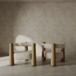 talent design, selba koltuk, sopa ayaklı koltuk, masif meşe koltuk, bohem tarz koltuk, yuvarlak hatlı modern koltuk, minimalist tasarım koltuk, boucle kumaş koltuk, iç mekân tasarım koltuğu, doğal ahşap koltuk, konforlu salon koltuğu, özgün tasarım oturma koltuğu, skandinav çizgili koltuk, doğal doku oturma grubu, silindirik ayaklı koltuk