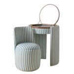 özel üretim makyaj masası, özel ölçü mobilya, sipariş mobilya, ısmarlama makyaj masası, yuvarlak aynalı makyaj masası, çizgili kumaş kaplama mobilya, coastal chic makyaj masası, minimal tasarım mobilya, modern makyaj masası, el işçiliği makyaj mobilyası, retro makyaj masası, lüks makyaj köşesi, Soho Home makyaj masası, Soho House interior, Urban Outfitters home tarzı makyaj masası, Anthropologie home mobilya, Zara Home makyaj masası, Zara Home mobilya