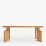 talent design, yona yemek masası, masif meşe masa, minimal ahşap masa, doğal meşe yemek masası, modern bohem masa, tasarım masa ayakları, özgün yemek masası, el işçiliği masif masa, yuvarlatılmış köşe masa, geniş aile masası, iç mekân ahşap masa, rustik modern masa, sade zarif masa, estetik yemek masası