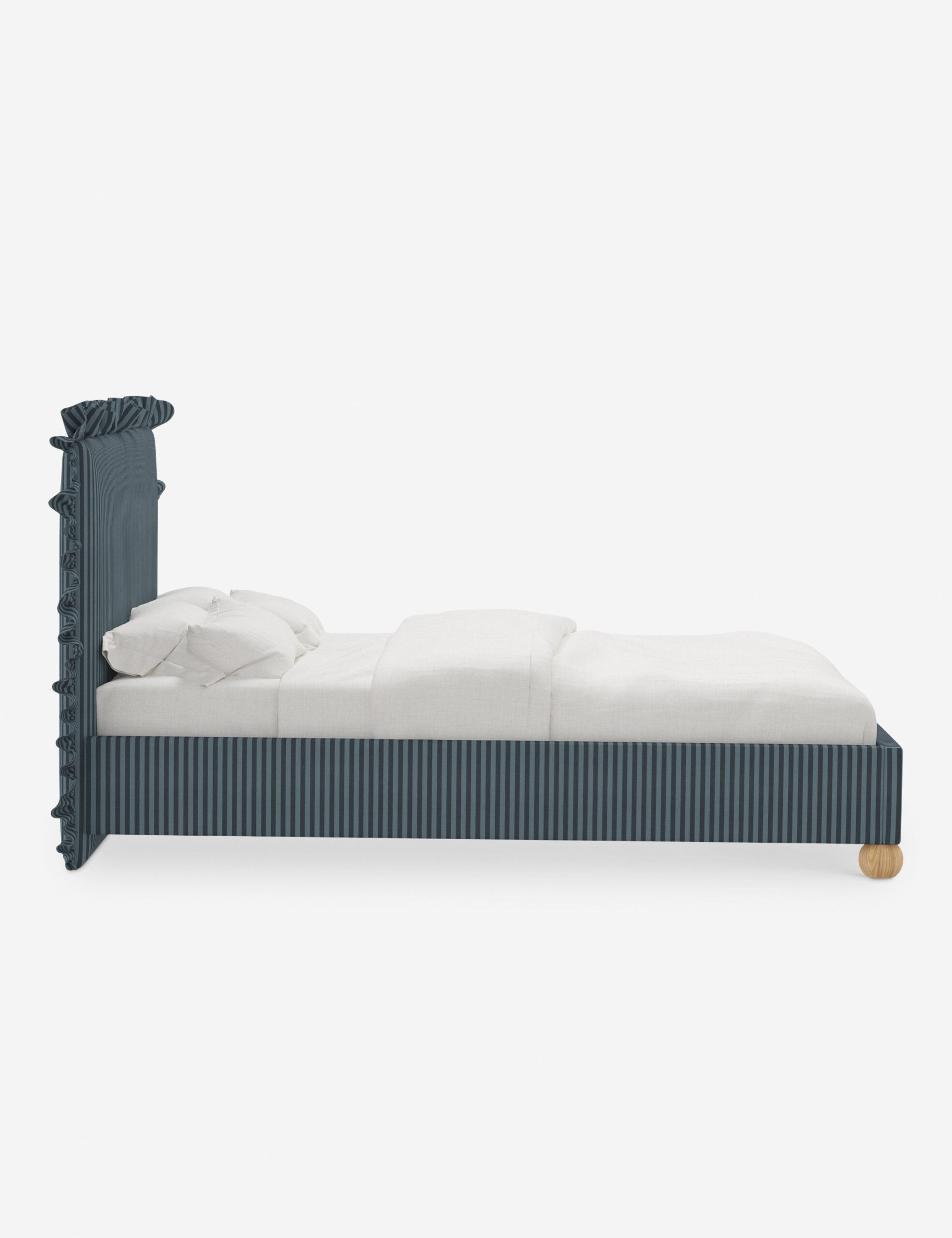 talent design, zira karyola, ekose kumaş yatak, bohem başlıklı karyola, ingiliz tarzı kumaş döşeme, keten kumaş yatak başlığı, rustik modern karyola, ahşap top ayaklı yatak, çizgili karyola modeli, yatak odası tasarım önerisi, romantik stil yatak, ruffle detaylı başlık, minimal country karyola, dekoratif kumaş karyola