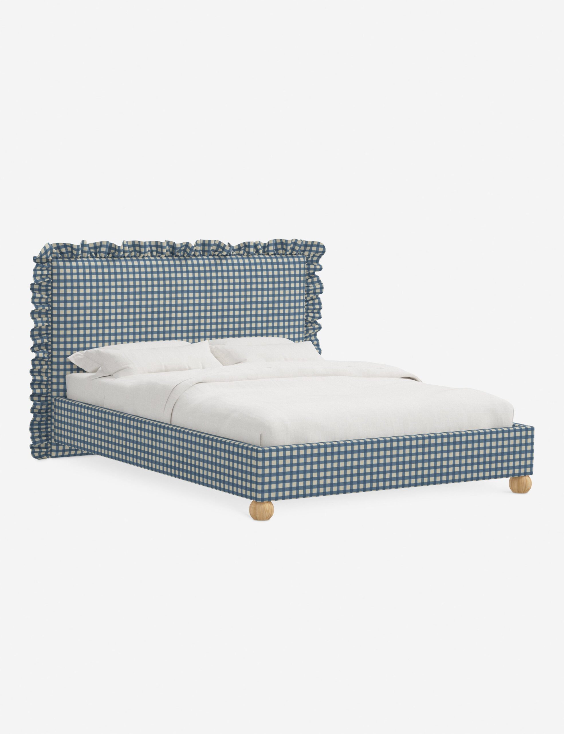 talent design, zira karyola, ekose kumaş yatak, bohem başlıklı karyola, ingiliz tarzı kumaş döşeme, keten kumaş yatak başlığı, rustik modern karyola, ahşap top ayaklı yatak, çizgili karyola modeli, yatak odası tasarım önerisi, romantik stil yatak, ruffle detaylı başlık, minimal country karyola, dekoratif kumaş karyola