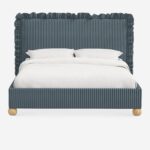 talent design, zira karyola, ekose kumaş yatak, bohem başlıklı karyola, ingiliz tarzı kumaş döşeme, keten kumaş yatak başlığı, rustik modern karyola, ahşap top ayaklı yatak, çizgili karyola modeli, yatak odası tasarım önerisi, romantik stil yatak, ruffle detaylı başlık, minimal country karyola, dekoratif kumaş karyola