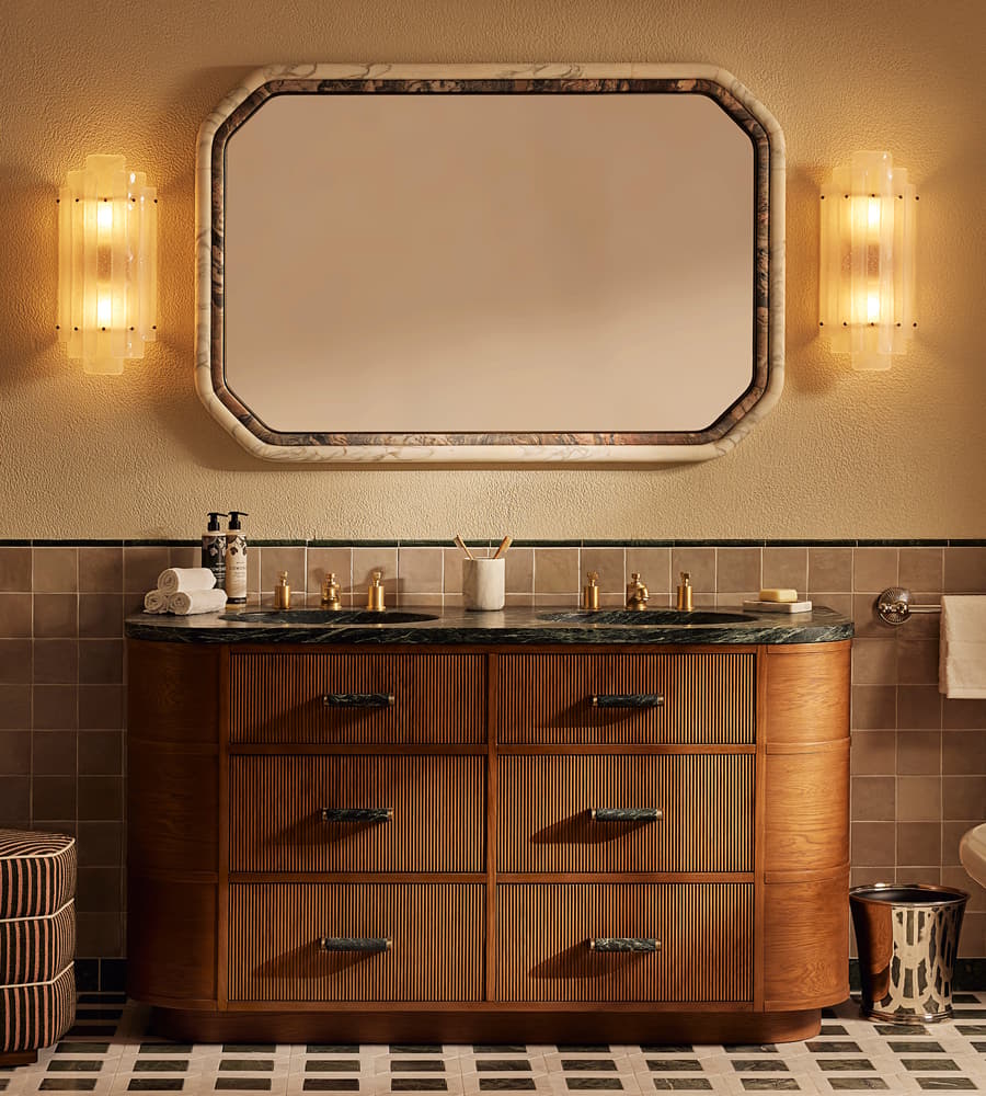 özel üretim banyo dolabı, özel ölçü banyo mobilyası, sipariş mobilya, ısmarlama banyo dolabı, masif meşe banyo dolabı, mermer lavabolu banyo dolabı, çift lavabolu banyo dolabı, coastal banyo mobilyası, minimal chic banyo tasarımı, modern banyo dolabı, yuvarlak hatlı banyo mobilyası, lüks banyo tasarımı, doğal ahşap banyo dolabı, el işçiliği banyo mobilyası, Soho Home banyo mobilyası, Soho House interior, Soho Home tarzı banyo dolabı, Urban Outfitters home banyo mobilyası, Anthropologie home mobilya