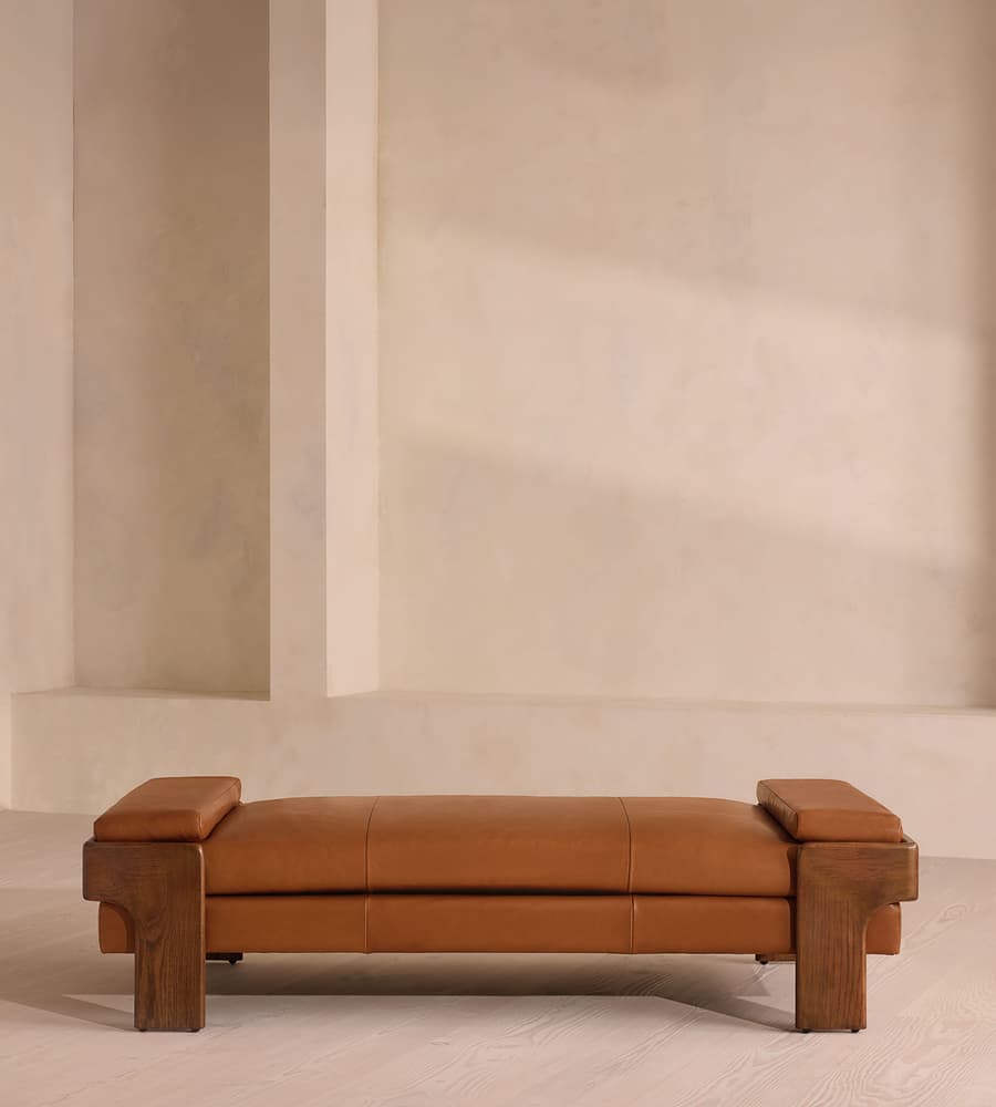 talent design, lorven puf, ceviz masif ayaklı bench, hakiki deri uzun bench, taba deri puf, lüks deri bench, modern tasarım puf, yatak ucu bench, oturma odası bench, giriş holü bench, ceviz ahşap puf, sürdürülebilir malzemeli bench, el işçiliği puf, minimal tasarım bench, modern rustik bench, Soho Home tarzı bench, Lulu and Georgia tarzı puf, Anthropologie tarzı bench, özel üretim bench, özel ölçü puf, sipariş mobilya, ısmarlama mobilya, şık oturma pufu, zarif tasarım bench, fonksiyonel dekoratif bench, yüksek kalite puf