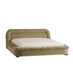 özel üretim karyola, özel ölçü mobilya, sipariş mobilya, ısmarlama yatak, kadife kaplama karyola, yuvarlak başlıklı yatak, modern chic karyola, lüks yatak odası mobilyası, retro velvet yatak, minimal tasarım karyola, el işçiliği karyola, konforlu yatak tasarımı, Soho Home esintili velvet karyola, Soho House interior stiline uygun yatak, Zara Home yalın çizgilerini çağrıştıran karyola, Anthropologie Home’un sanatsal zarafetini yansıtan yatak
