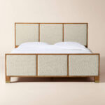 talent design, calvena karyola, modern karyola, masif ahşap karyola, kumaş panelli karyola, pirinç detaylı karyola, yatak odası mobilyası, contemporary bed, özel üretim mobilya, özel ölçü mobilya, sipariş mobilya, ısmarlama mobilya, handcrafted bed, custom made bed frame