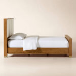 talent design, calvena karyola, modern karyola, masif ahşap karyola, kumaş panelli karyola, pirinç detaylı karyola, yatak odası mobilyası, contemporary bed, özel üretim mobilya, özel ölçü mobilya, sipariş mobilya, ısmarlama mobilya, handcrafted bed, custom made bed frame