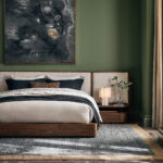 talent design, dolores karyola, masif ahşap karyola, otel mobilyası, özel üretim karyola, sipariş mobilya, özel ölçü karyola, ısmarlama mobilya, modern başlıklı karyola, bouclé kumaş karyola, lüks otel mobilyası