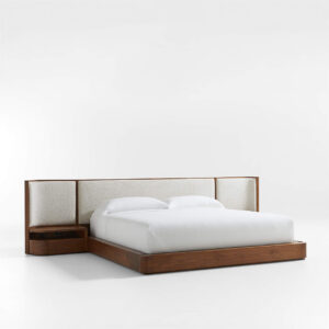 talent design, dolores karyola, masif ahşap karyola, otel mobilyası, özel üretim karyola, sipariş mobilya, özel ölçü karyola, ısmarlama mobilya, modern başlıklı karyola, bouclé kumaş karyola, lüks otel mobilyası