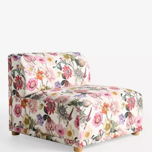 Florina Berjer, çiçek desenli berjer, modern berjer, özel üretim berjer, bohem berjer tasarımı, renkli berjer, floral desenli mobilya, sustainable furniture, custom made armchair, contemporary furniture Istanbul, yazlık ev mobilyası, Urla Bodrum Çeşme coastal home mobilya