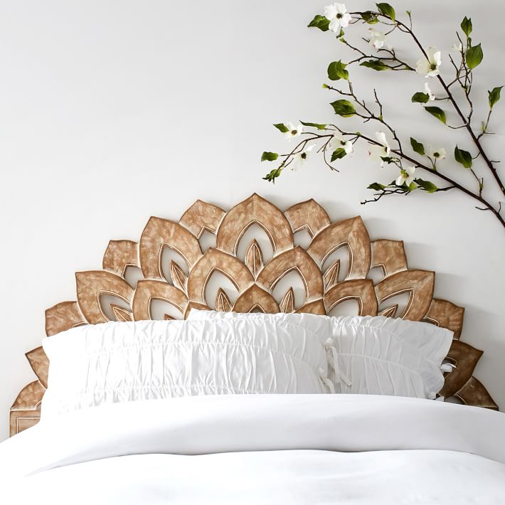 talent design, lotus yatak başı, ahşap oyma başlık, dekoratif yatak başı, boho tarz yatak başı, mistik mobilya, özel üretim mobilya, özel ölçü mobilya, sipariş mobilya, ısmarlama mobilya, handcrafted headboard, lotus wood carving headboard