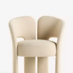 narla sandalye, modern tasarım sandalye, oval form sandalye, özel üretim mobilya, sipariş sandalye, ısmarlama mobilya, contemporary dining chair, kadife döşemeli sandalye, modern yemek odası mobilyası, minimal tasarım sandalye