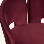 narla sandalye, modern tasarım sandalye, oval form sandalye, özel üretim mobilya, sipariş sandalye, ısmarlama mobilya, contemporary dining chair, kadife döşemeli sandalye, modern yemek odası mobilyası, minimal tasarım sandalye