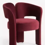 narla sandalye, modern tasarım sandalye, oval form sandalye, özel üretim mobilya, sipariş sandalye, ısmarlama mobilya, contemporary dining chair, kadife döşemeli sandalye, modern yemek odası mobilyası, minimal tasarım sandalye