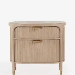 Rivona Komodin, fluting detaylı komodin, siyah komodin, masif ahşap komodin, özel üretim komodin, zamansız mobilya, sessiz zenginlik, offline lüks, sustainable furniture, custom made nightstand, contemporary furniture Istanbul, Ege evi mobilyası, Yunan adaları tarzı mobilya, Urla Bodrum Çeşme yazlık ev mobilyası