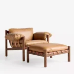 deri koltuk, modern koltuk, ceviz ahşap koltuk, özel üretim koltuk, zamansız tasarım, lüks koltuk, tasarım mobilya, Talent Design koltuk, Maison Francaise mobilya, minimal oturma grubu, doğal deri mobilya, sürdürülebilir tasarım