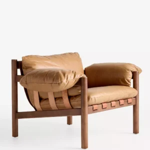 deri koltuk, modern koltuk, ceviz ahşap koltuk, özel üretim koltuk, zamansız tasarım, lüks koltuk, tasarım mobilya, Talent Design koltuk, Maison Francaise mobilya, minimal oturma grubu, doğal deri mobilya, sürdürülebilir tasarım