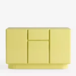 talent design, solera büfe, sarı büfe, modern büfe, lake büfe, minimalist büfe, contemporary sideboard, renkli dolap, özel üretim mobilya, özel ölçü mobilya, sipariş mobilya, ısmarlama mobilya, handcrafted sideboard, custom made buffet