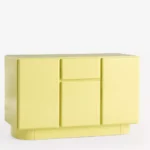 talent design, solera büfe, sarı büfe, modern büfe, lake büfe, minimalist büfe, contemporary sideboard, renkli dolap, özel üretim mobilya, özel ölçü mobilya, sipariş mobilya, ısmarlama mobilya, handcrafted sideboard, custom made buffet