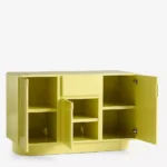 talent design, solera büfe, sarı büfe, modern büfe, lake büfe, minimalist büfe, contemporary sideboard, renkli dolap, özel üretim mobilya, özel ölçü mobilya, sipariş mobilya, ısmarlama mobilya, handcrafted sideboard, custom made buffet