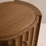 talent design, arvion komodin, oval komodin, ahşap komodin, modern komodin, pirinç detaylı komodin, el işçiliği mobilya, özel üretim mobilya, özel ölçü mobilya, sipariş mobilya, ısmarlama mobilya