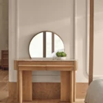 avenda makyaj masası, aynalı makyaj masası, doğal meşe masa, modern tasarım mobilya, dressing table, özel üretim mobilya, ısmarlama mobilya, handcrafted furniture, talent design furniture