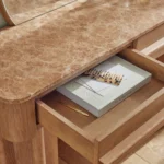 avenda makyaj masası, aynalı makyaj masası, doğal meşe masa, modern tasarım mobilya, dressing table, özel üretim mobilya, ısmarlama mobilya, handcrafted furniture, talent design furniture