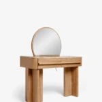 avenda makyaj masası, aynalı makyaj masası, doğal meşe masa, modern tasarım mobilya, dressing table, özel üretim mobilya, ısmarlama mobilya, handcrafted furniture, talent design furniture