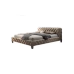 bartona karyola, chesterfield yatak, kapitone baza, klasik modern karyola, özel üretim yatak odası, ısmarlama mobilya, şık döşemeli karyola, luxury bed frame, handmade upholstered bed, talent design karyola