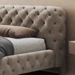 bartona karyola, chesterfield yatak, kapitone baza, klasik modern karyola, özel üretim yatak odası, ısmarlama mobilya, şık döşemeli karyola, luxury bed frame, handmade upholstered bed, talent design karyola