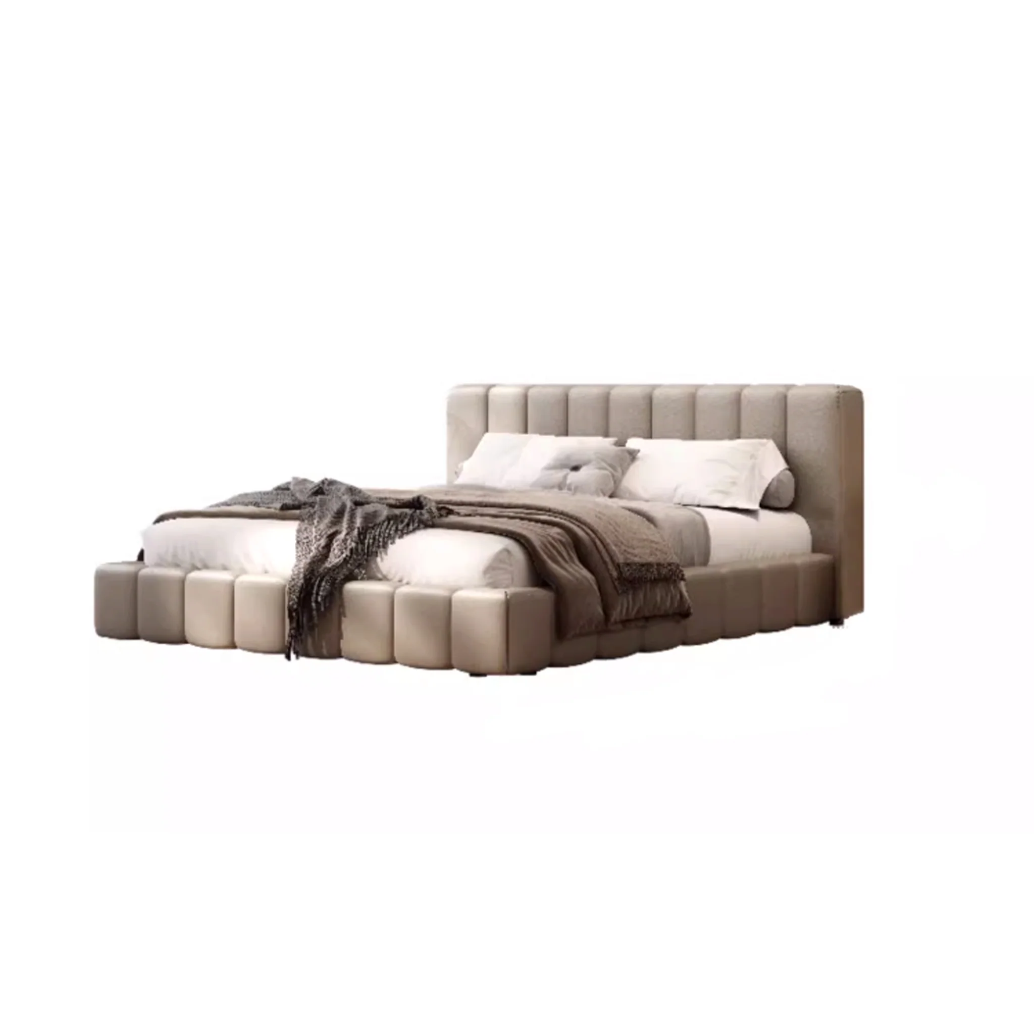bolvia karyola, kapitone baza yatak, alçak platform bed, modern döşemeli karyola, özel üretim yatak, sipariş yatak odası mobilyası, ısmarlama karyola, boucle bed frame, contemporary soft bed, luxury upholstered bed