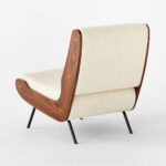 talent design, branella koltuk, modern koltuk, midcentury koltuk, lounge chair, ahşap yan panelli koltuk, krem kumaş koltuk, retro modern koltuk, özel üretim mobilya, sipariş mobilya, özel ölçü mobilya, ısmarlama mobilya, handcrafted chair, custom made lounge chair