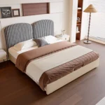 duvella karyola, çizgili başlıklı yatak, kemerli yatak başlığı, modern karyola, özel üretim yatak, özel ölçü mobilya, sipariş mobilya, ısmarlama yatak, otel tarzı karyola, contemporary bed, upholstered headboard