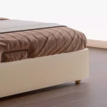 duvella karyola, çizgili başlıklı yatak, kemerli yatak başlığı, modern karyola, özel üretim yatak, özel ölçü mobilya, sipariş mobilya, ısmarlama yatak, otel tarzı karyola, contemporary bed, upholstered headboard